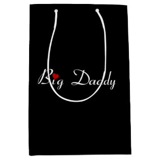 Sac Cadeau Moyen Big Daddy avec Red Heart