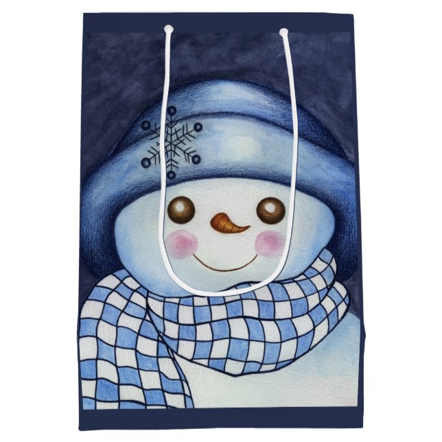 Sac Cadeau Moyen Big Snowman Gift Bag (Dos)