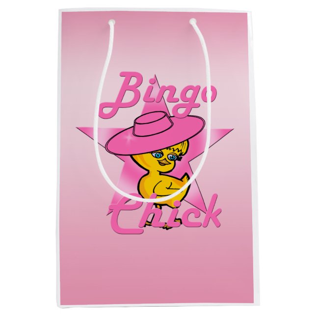Sac Cadeau Moyen Bingo Chick #8 (Devant)