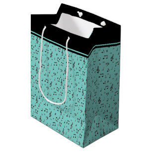 Sac Cadeau Moyen Black Musical