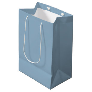 Sac Cadeau Moyen Bleu clair clair clair clair couleur uni