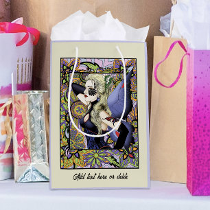 Sac Cadeau Moyen Blonde Féerique Gothique Art Nouveau Fantaisie Élé