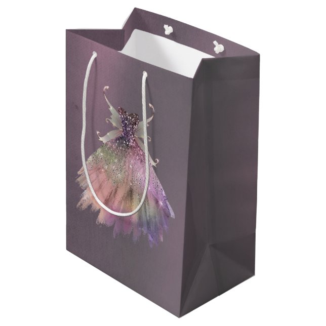 Sac Cadeau Moyen Bohême Fairy Ball Gown | Boudin Ombre (Dos Angle)