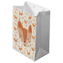 Bois Animaux Boho Design Fox