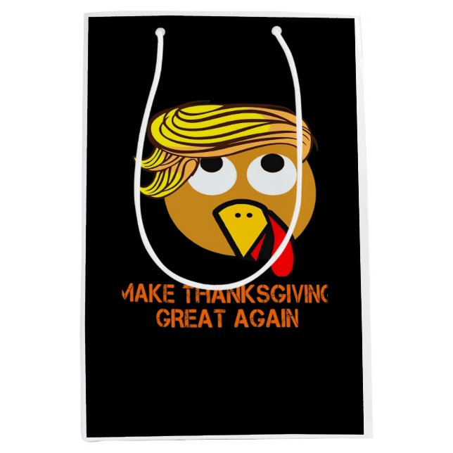 Sac Cadeau Moyen Bon thanksgiving (Devant)