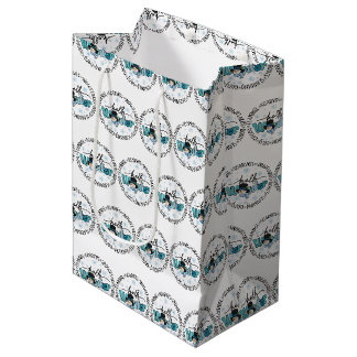 Sac Cadeau Moyen Bonhomme de neige Bonjour l'hiver