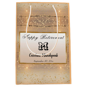 Sac Cadeau Moyen Bonne balade à la retraite sur Sunny Beach Gold C