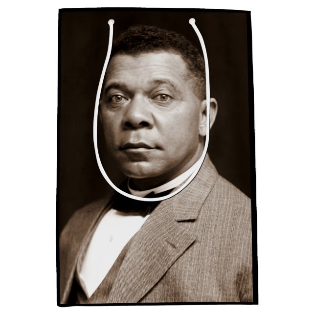 Sac Cadeau Moyen Booker Washington : African American Educator (Devant)