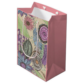 Sac Cadeau Moyen Botanical Bliss