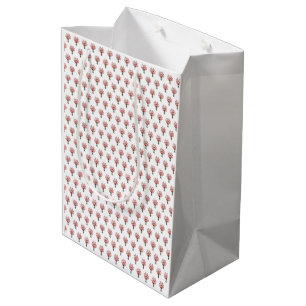 Sac Cadeau Moyen Bouquet de Sakura à l'aquarelle de fleurs de ceris