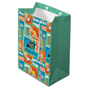Sac Cadeau Moyen BUGS BUNNY BUILDERS™  Motif de grille de personnag