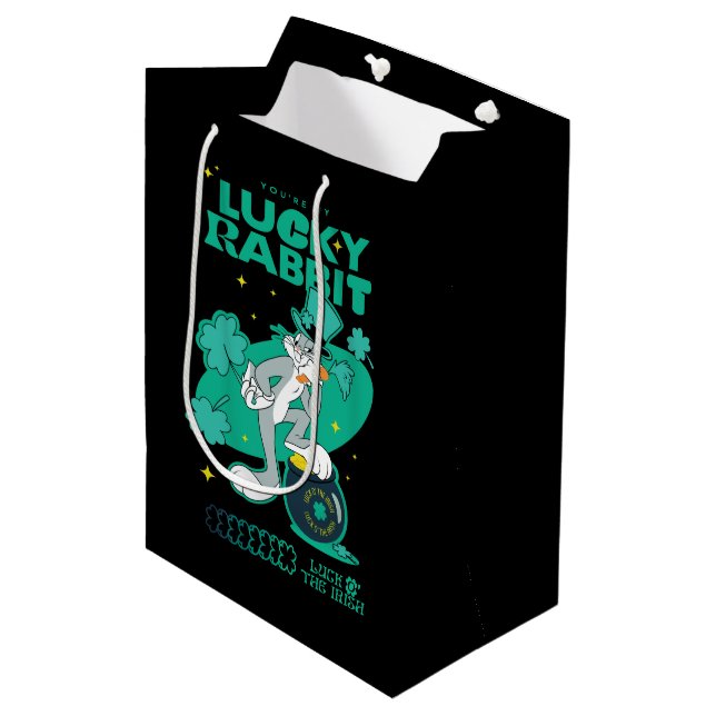 Sac Cadeau Moyen BUGS BUNNY™ Lucky Rabbit (Devant Angle)