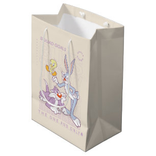 Sac Cadeau Moyen BUGS BUNNY™, TWEETY™, SYLVESTER™ Squad Buts