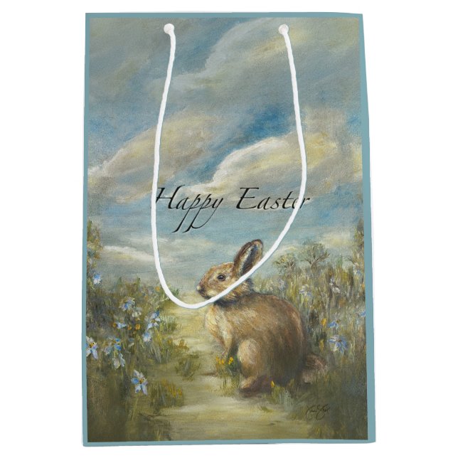 Sac Cadeau Moyen Bunny Lane EASTER (Devant)