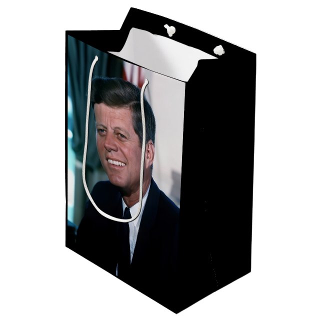 Sac Cadeau Moyen Bureau ovale du président John F. Kennedy (Devant Angle)