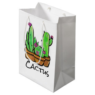 Sac Cadeau Moyen Cactus cactus cactus succulents