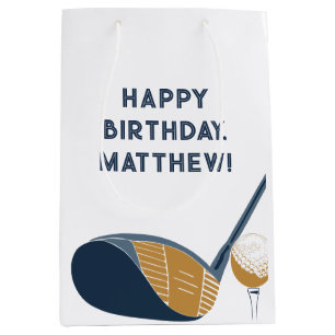 Sac Cadeau Moyen Cadeau de golf personnalisé pour golfeurs pour un