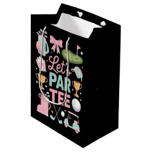 Sac Cadeau Moyen Cadeaux de golfeuse coquette Let's Par Tee
