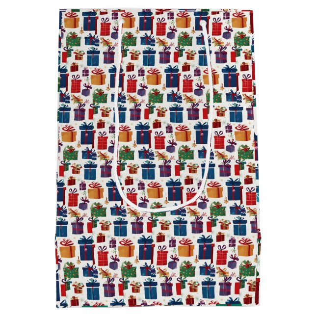 Sac Cadeau Moyen Cadeaux Galore multicolore (Dos)