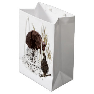 Sac Cadeau Moyen Café de la carte postale Allemande Pointeurs Racco