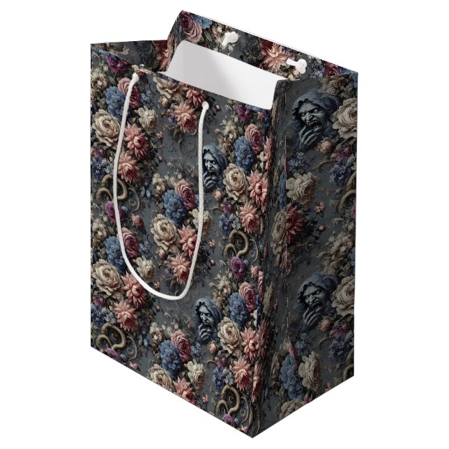 Sac Cadeau Moyen Canaliser le voile - gothique victorien (Devant Angle)