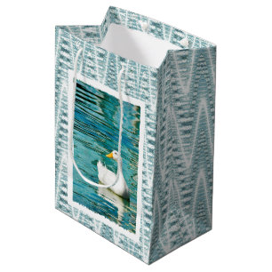 Sac Cadeau Moyen Canard blanc de Pekin - photo de nature dans les