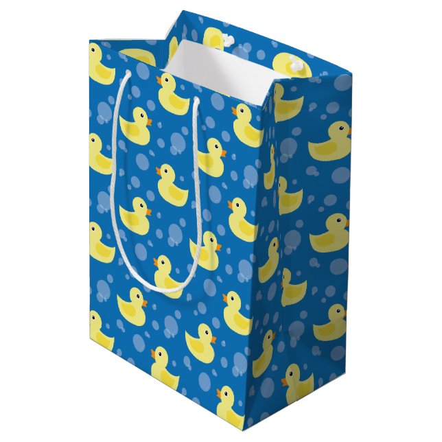 Sac Cadeau Moyen Canards en caoutchouc (Dos Angle)