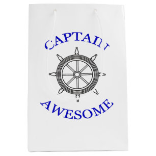 Sac Cadeau Moyen "Capitaine génial"