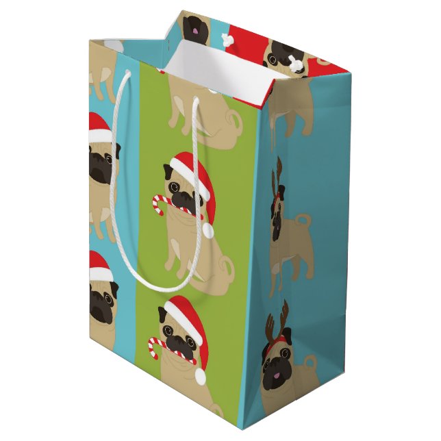 Sac Cadeau Moyen Carlins de Noël 2016 (1) (Dos Angle)