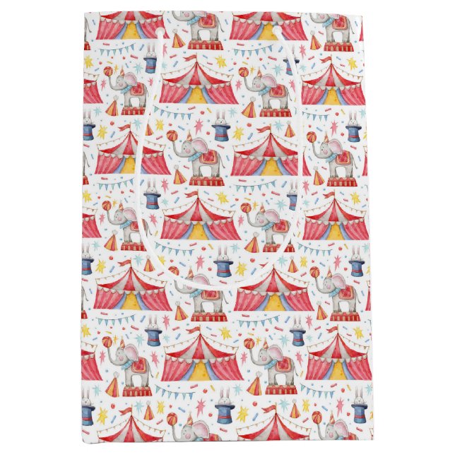 Sac Cadeau Moyen Carnaval de cirque Grand Papier à envelopper (Devant)