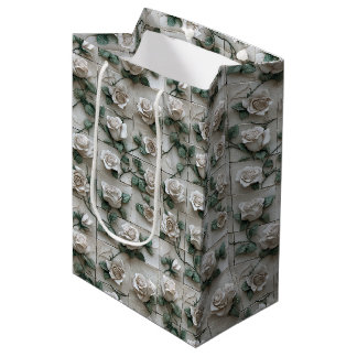 Sac Cadeau Moyen Carreaux en céramique 3D floraux 135/144