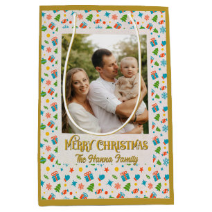 Sac Cadeau Moyen Carte de voeux pliée