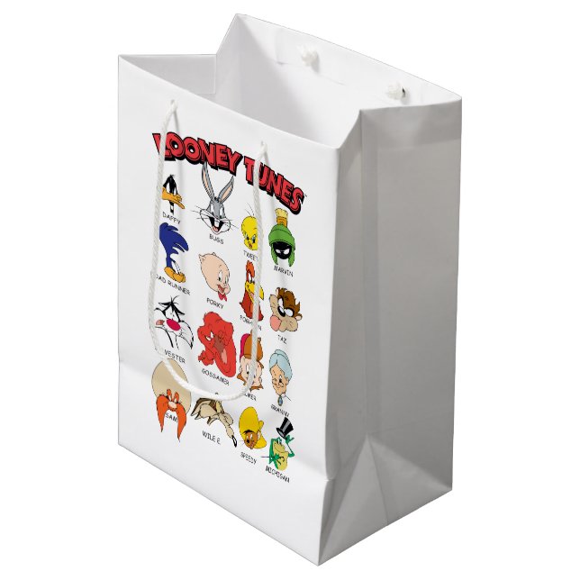 Sac Cadeau Moyen Casques LOONEY TUNES™ (Devant Angle)