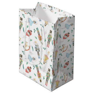 Sac Cadeau Moyen Casse-Noisette Aquarelle