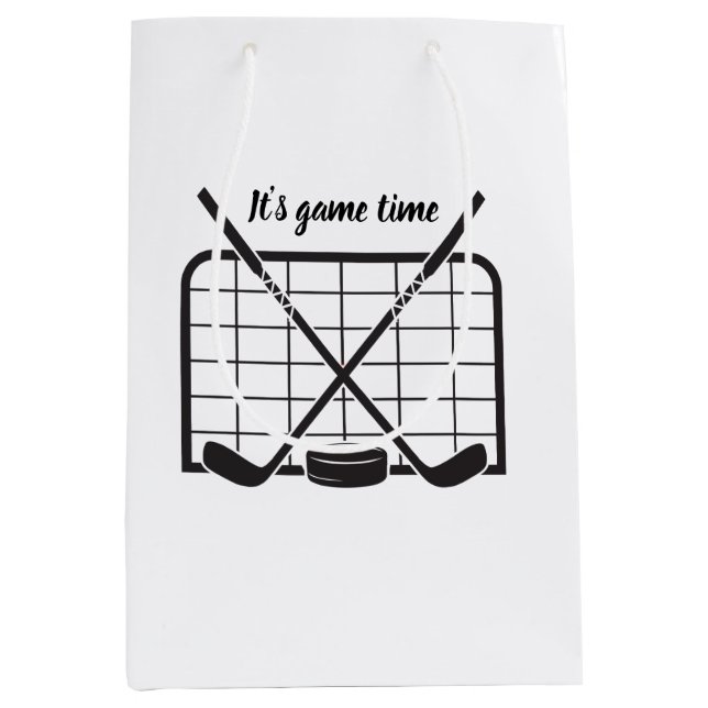 Sac Cadeau Moyen C'est l'heure du jeu (Devant)