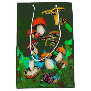 Sac Cadeau Moyen Champignons sauvages