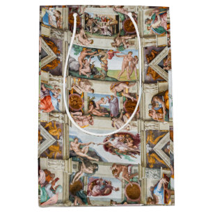 Sac Cadeau Moyen Chapelle Sixtine Michelangelo - Vatican, Rome, Ita