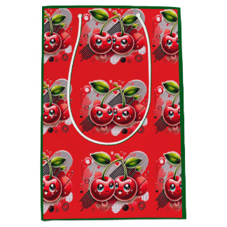 Sac Cadeau Moyen "Cherry Moods : Sweet & Sour Series"