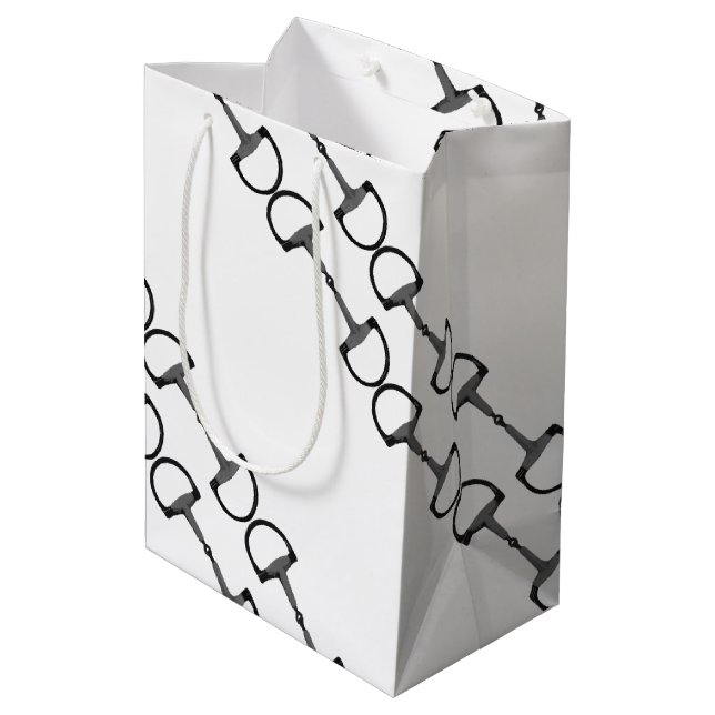 Sac Cadeau Moyen Cheval Lover (Dos Angle)