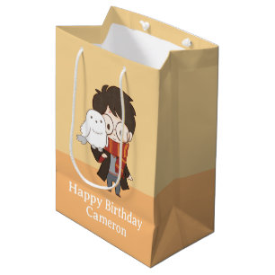 Sac Cadeau Moyen Chibi HARRY POTTER™ & Hedwig