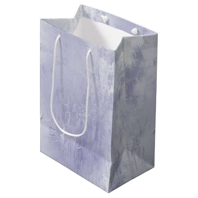 Sac Cadeau Moyen Chic Dusty Lavender violet (Devant Angle)