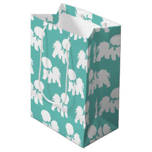 Sac Cadeau Moyen Chien de Bichon Frise Puppy