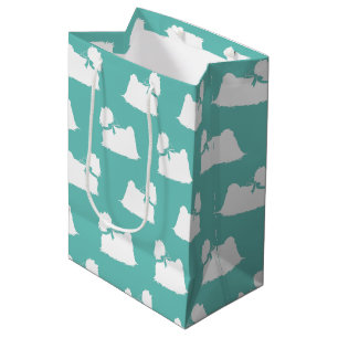 Sac Cadeau Moyen Chien maltais Chien Chien Chien Coiffure longue