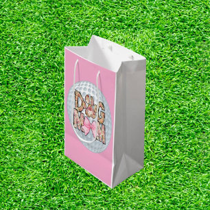 Sac Cadeau Moyen Chien Maman Golf