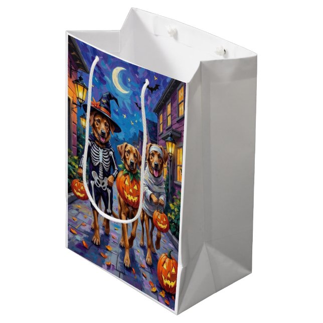 Sac Cadeau Moyen Chiens de berger anatoliens Costumes d'Halloween (Devant Angle)