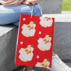 Sac Cadeau Moyen Christmas Jolly Père Noël Joyeux Amusement