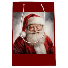 Sac Cadeau Moyen Christmas Santa Claus