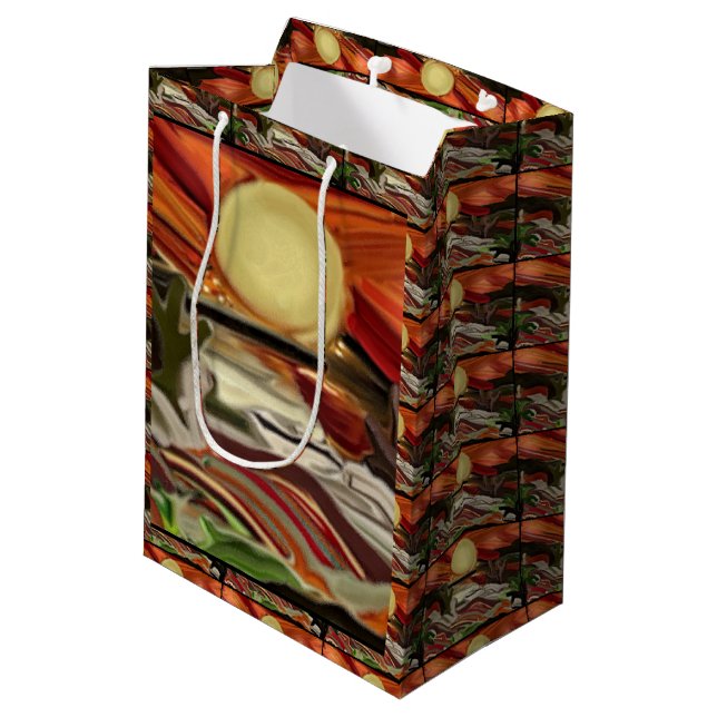 Sac Cadeau Moyen Ciels du sud-ouest (Dos Angle)
