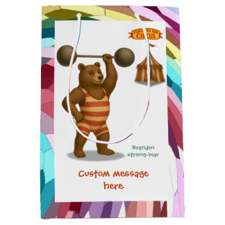 Sac Cadeau Moyen Circus strong-bear