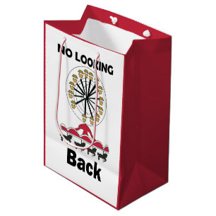 Sac Cadeau Moyen Citation Inspirante Manège Sans Regard En Arrière